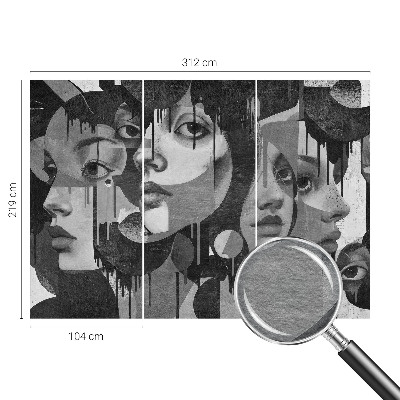 Tapeta Ženské tváre