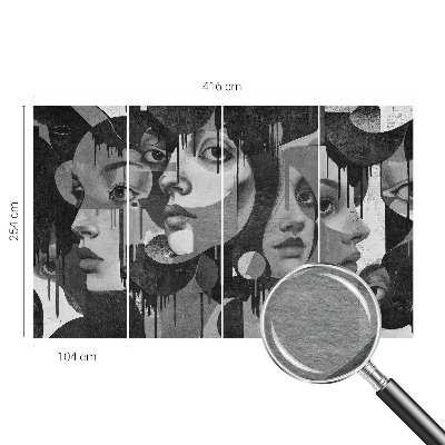 Tapeta Ženské tváre