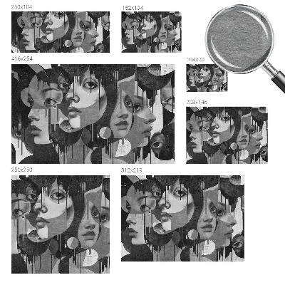 Tapeta Ženské tváre