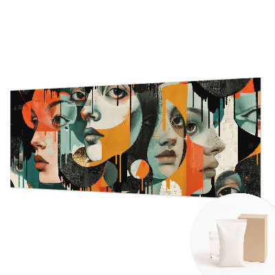 Vliesová fototapeta Farebné tváre