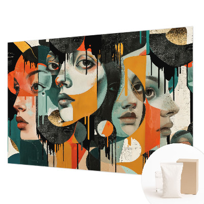 Vliesová fototapeta Farebné tváre