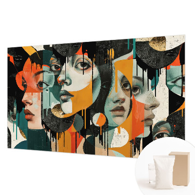 Vliesová fototapeta Farebné tváre