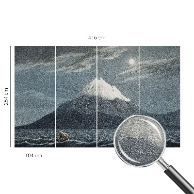 Vliesová fototapeta do obývačky Mesačná noc