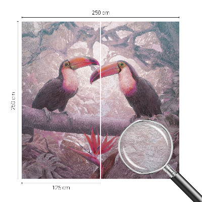 Vliesová tapeta na stenu Exotický pár