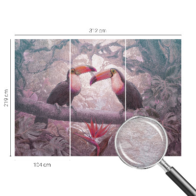 Vliesová tapeta na stenu Exotický pár