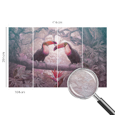 Vliesová tapeta na stenu Exotický pár