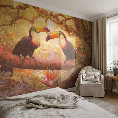 Fototapeta do obývačky Farebné tukany