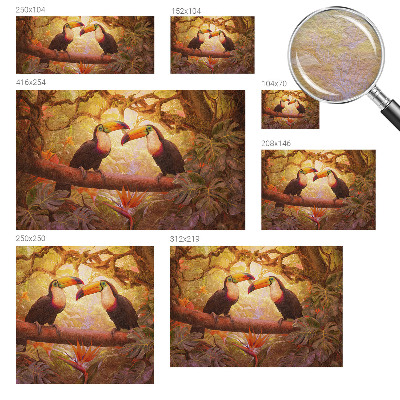 Fototapeta do obývačky Farebné tukany