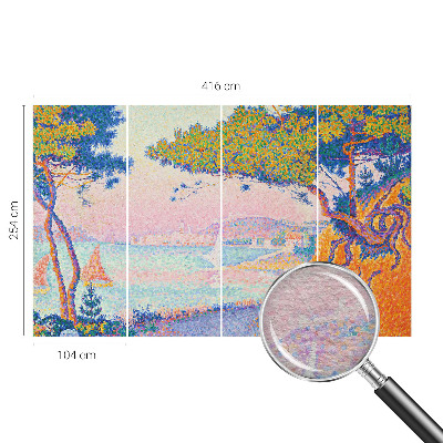 Vliesová fototapeta do spálne Farebná krajina