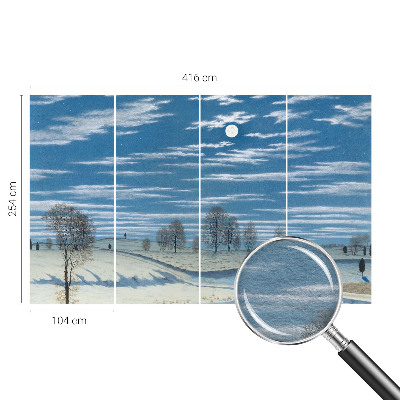 Fotografická tapeta vliesová Zimná krajina