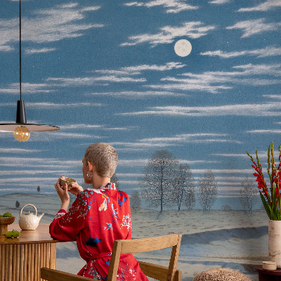 Fotografická tapeta vliesová Zimná krajina