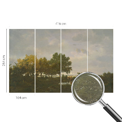 Vliesová fototapeta s potlačou Lesná krajina