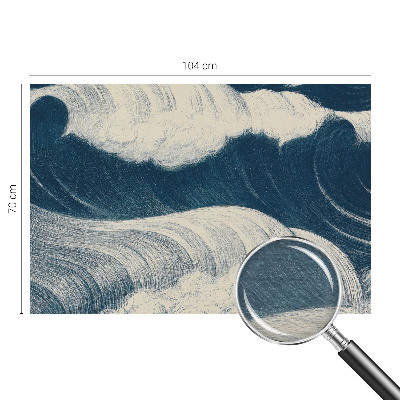 Fototapeta s potlačou na vliese Morské vlny