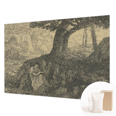 Fototapeta na mieru do obývačky Čítanie postavy