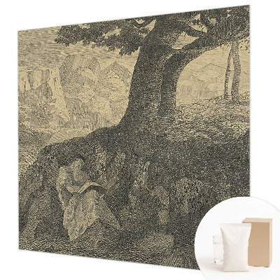 Fototapeta na mieru do obývačky Čítanie postavy