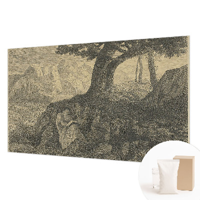 Fototapeta na mieru do obývačky Čítanie postavy