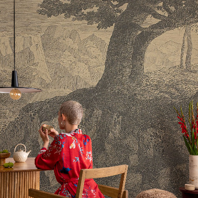 Fototapeta na mieru do obývačky Čítanie postavy