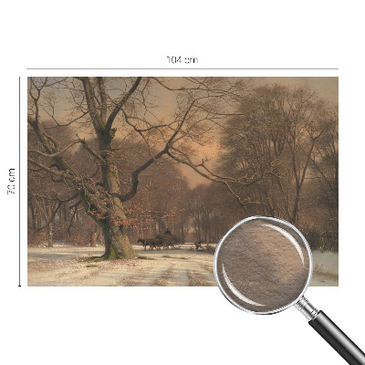 Fototapeta na mieru Zimná krajina