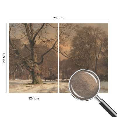 Fototapeta na mieru Zimná krajina