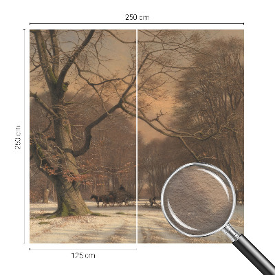 Fototapeta na mieru Zimná krajina