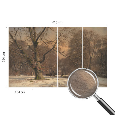 Fototapeta na mieru Zimná krajina