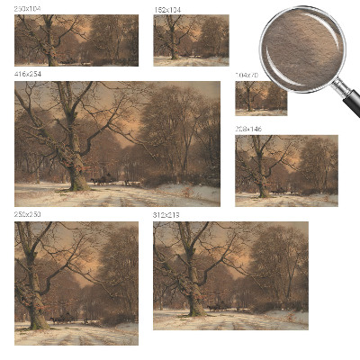 Fototapeta na mieru Zimná krajina