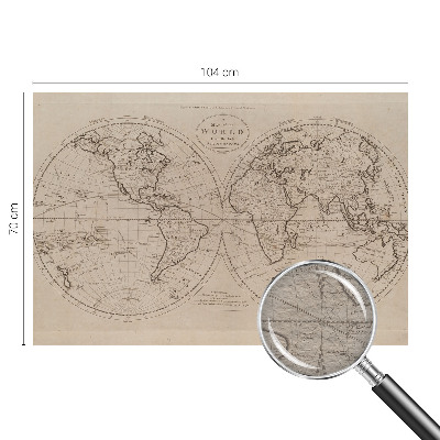 Vliesová tapeta Stará mapa