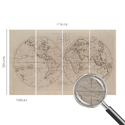 Vliesová tapeta Stará mapa