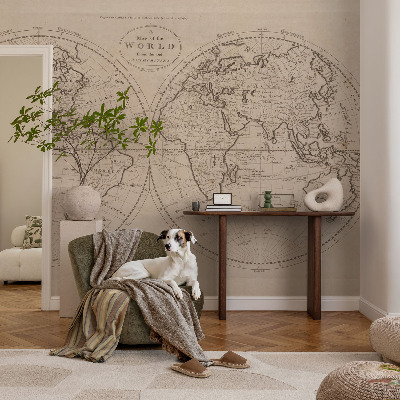 Vliesová tapeta Stará mapa