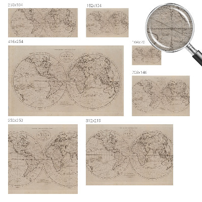 Vliesová tapeta Stará mapa