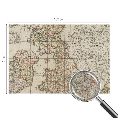 Vliesová tapeta na stenu Starožitná mapa