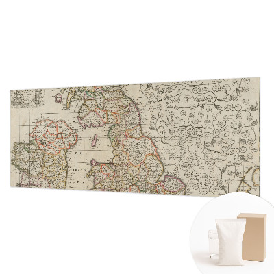 Vliesová tapeta na stenu Starožitná mapa