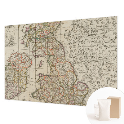 Vliesová tapeta na stenu Starožitná mapa