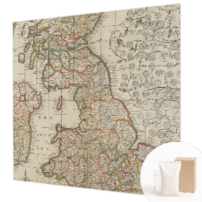 Vliesová tapeta na stenu Starožitná mapa