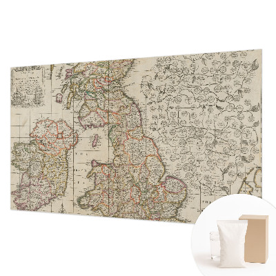 Vliesová tapeta na stenu Starožitná mapa