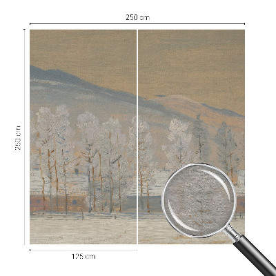 Vliesová fototapeta do obývačky Zimná scenéria