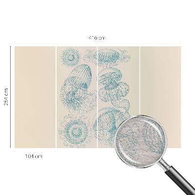 Fotografická tapeta vliesová Morské medúzy