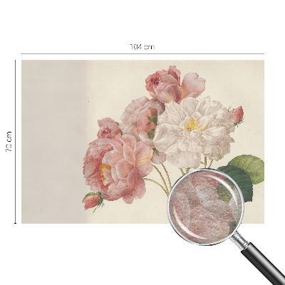 Moderná fototapeta na mieru Romantické ruže