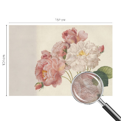 Moderná fototapeta na mieru Romantické ruže