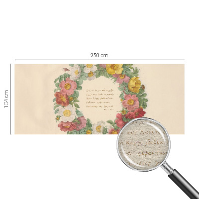 Fototapeta na mieru do obývačky Kvetinový veniec