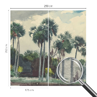 Vliesová fototapeta Exotické palmy