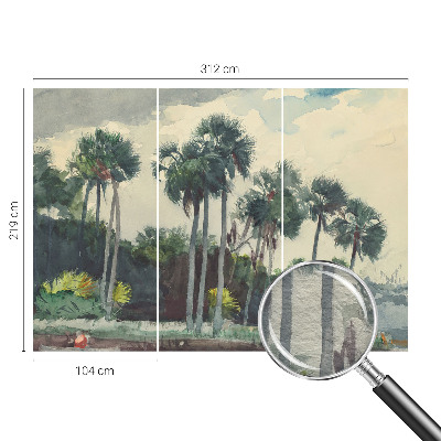 Vliesová fototapeta Exotické palmy