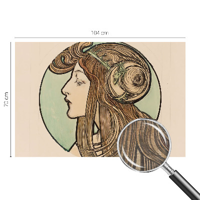 Vliesová tapeta Secesný portrét