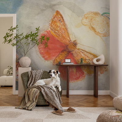 Vliesová tapeta na stenu Farebné motýle