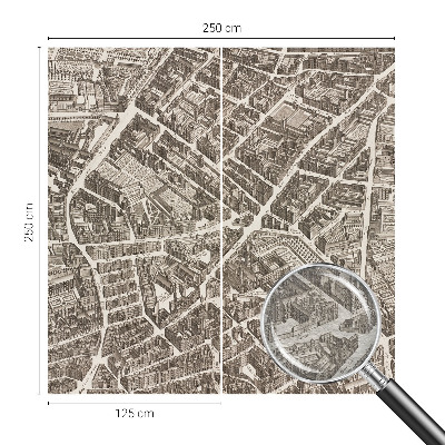 Fotografická tapeta vliesová Mestské bludisko