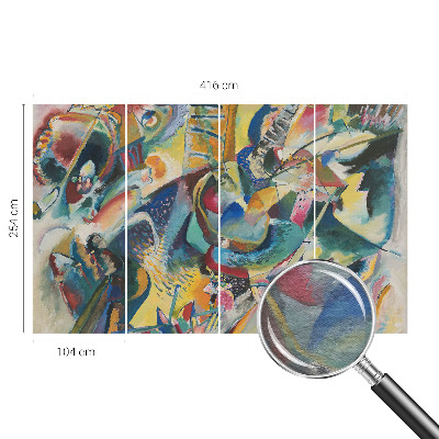 Fototapeta s potlačou na vliese Farebný abstrakt