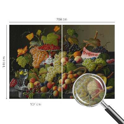 Moderná fototapeta na mieru Zloženie ovocia