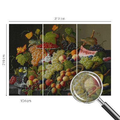 Moderná fototapeta na mieru Zloženie ovocia