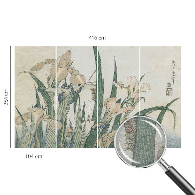 Fototapeta na mieru do spálne Jemné kosatce