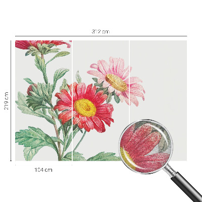 Tapeta na stenu Jemné kvety